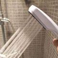 Miniatyrbillede 4 af 5: 300-huls super tryk brusehoved firkantet håndbruserhoved tryk brusehoved vandbesparende brusehoved, hvid?