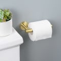 Pikkukuva 5 / 5: WC-paperiteline, kylpyhuoneen ruostumattomasta teräksestä valmistettu WC-paperiteline keittiöön kylpyhuoneen WC-paperi (harjattu messinki)