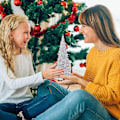 Miniatyrbilde 4 av 5: Flerfarget skrivebordslys med glødende LED-julelys LED-nattlys RGB 7-farget jul