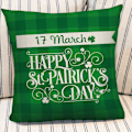 Miniatyrbild 2 av 2: St. Patrick's Day Kuddeöverdrag för Hemmet - 'Survived Family' 