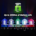 Miniatyrbild 3 av 5: 5 st Led Deep Drop Lights, Diamond Fiske Ljus Vatten Aktivera Led Ljusa Fiskebeten Deep Drop Rig Fiske Flashers（Blå）