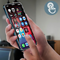 Miniatyrbild 5 av 5: Skärmskydd för Apple iPhone 12 Mini Fingeravtrycksresistent - Svart-1