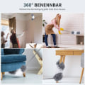 Miniatyrbillede 2 af 5: Fjernstøvningssæt med teleskopisk skaft med 2 hoveder i mikrofiber, vaskbar støvmopper, langt teleskopisk skaft i rustfrit stål 45-257 cm