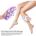 Miniatyrbild 2 av 4: 2 st Palmformade massagehandskar Kroppsmassageapparat med 9 360 graders rullar Metallkulor Slumpmässiga färger