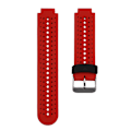 Miniatyrbild 1 av 4: För Garmin Forerunner 735xt (diamant) Two Tone Silicone StrapRed