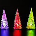 Miniatyrbilde 1 av 5: Flerfarget skrivebordslys med glødende LED-julelys LED-nattlys RGB 7-farget jul