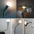Miniatyrbillede 4 af 5: E27-fatning med afbryder til køkkenvæglampe - AC 220V, E27-fatning til bordlampe i garage (uden pære)