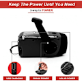 Miniatyrbild 4 av 5: 1 st med LED-ficklampa 2000mAh Power Bank Radio för smartphone Hem utomhuscamping
