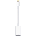 Pikkukuva 1 / 5: Lightning-USB-kamerasovitin Lightning-naaras USB OTG -kaapeliadapteri valituille iPhone- ja iPad-malleille. Tukee kameran, kortinlukijan ja USB-muistitikun liittämistä