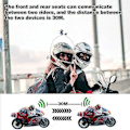 Miniatyrbild 4 av 5: Motorcykel Bluetooth-hjälm Intercom Universell Parning Headset Cnc Brusreducering För Halvhjälm Silver