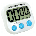 Miniatyrbillede 3 af 5: Digitalt køkkenur, stort LCD-display, timer, nedtælling, optælling