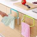 Miniatyrbillede 2 af 4: Håndklædeholder Hanger Opbevaringshylde Badeværelse Køkken Skab Hanger Køkken Badeværelse Tilbehør Gadget Køkkenværktøj Grøn