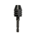 Miniatyrbild 1 av 4: Vinkelskäfteborrbitadapter Mini-borrchuck Snabbkopplingsslagnyckeladapter Mikroelektrisk motorchuck 1 st svart 0,3-6,5 mm (platt skaft)