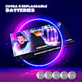 Miniatyrbild 3 av 5: Leksaker för 1-7 år gamla pojkar flickor, Led Flash-handskar för barn Coola leksaker för pojkar flickor leksaker ålder 1-7 år gamla flickor presenter