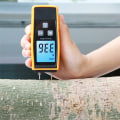 Pikkukuva 5 / 5: Kosteusmittari, seinän ja puun kosteusmittari, vuotomittari, kosteus, sementtilaasti, vesipitoisuuden ilmaisin LCD-taustavalolla (keltainen)