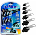 Miniatyrbild 1 av 4: Clip-On blixtlåsavdragare, blixtlåsavdragare, Zlideon blixtlåsavdragare, metallisk blixtlåsreparationssats för kläder, väskor, jackor, tält, bagage