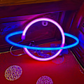 Miniatyrbild 2 av 4: Planet Neon Skylt, Usb-driven Planetljus Med På/Av-knapp, Led Planet Skylt För Väggdekor