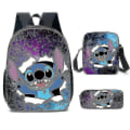 Pikkukuva 2 / 2: Lilo Stitch Stitch reppu ja koululaukku kolmiosainen setti A