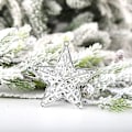 Miniatyrbillede 1 af 3: Wabjtam 3 stk. store juletræspynt glitterstjerne juledekorationer juleophæng