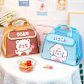 Miniatyrbilde 2 av 5: Ifeng Kawaii Lunsjpose for Jenter Lunsjboks Isolerte Søte Lunsjposer for Kvinner Isolerte Lunsjboks for Barn (blå)