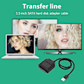 Miniatyrbild 2 av 5: Usb Sata-kabel Usb 3.0 till Sata-adapterkabelkontaktkonverter 5gbps för Hdd
