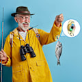 Miniatyrbild 3 av 4: 10 st LED fiskebete fiskesked lysande bete blinker