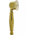 Miniatyrbild 1 av 5: Nostalgisk retro blommmunstycke duschhuvud - mässing guldpläterad (guld mikrofon handdusch)