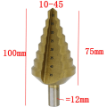 Miniatyrbillede 2 af 4: HSS trinformet borholder 10-45 mm
