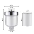 Miniatyrbild 6 av 6: Vattenutloppsreningssatser Universal Kranfilter Kök Badrum Dusch Hushållsfilter PP Bomull Högdensitetsfilter 1 Filter 10 Cotton
