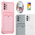 Pikkukuva 1 / 10: Samsung Galaxy A33 5G - Korttikotelo Suoja Läpinäkyvä Rosa