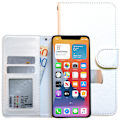Miniatyrbild 5 av 10: Skydda din iPhone 13 mini - Läderfodral! Vit