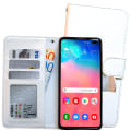 Miniatyrbild 6 av 10: Samsung Galaxy S10 Plus - Läderfodral / Skydd Vit