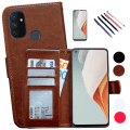 Pikkukuva 1 / 10: OnePlus Nord N100 - PU Nahkainen Lompakkokotelo Brun