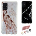 Miniatyrbillede 1 af 5: Samsung Galaxy A51 - Marmorbeskyttelse Svart