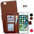 Miniatyrbillede 1 af 10: Læder etui + Touch Pen til iPhone 6/6S Svart