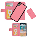 Miniatyrbillede 2 af 5: Læder Etui & Magnetisk Etui til iPhone X/Xs Blå