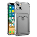 Miniatyrbillede 4 af 10: iPhone 13 - Kort etui Beskyttelse Transparent Grå
