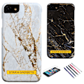 Miniatyrbillede 1 af 3: iPhone 7/8/SE (2020 & 2022)/SE (2020) - Beskyttelse af marmor Svart