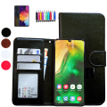 Miniatyrbillede 1 af 10: Samsung Galaxy A50 - PU Læder Pung Etui Svart