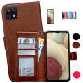 Miniatyrbillede 1 af 10: Samsung Galaxy A22 5G - PU Læder Pung Etui Brun