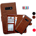 Miniatyrbillede 1 af 10: Samsung Galaxy S10e - PU Læder Pung Etui Svart