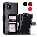 Miniatyrbillede 1 af 9: iPhone 12 Pro Max - PU Læder Pung Etui Svart