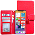 Miniatyrbillede 7 af 10: iPhone 13 Pro Max - PU Læder Pung Etui Svart