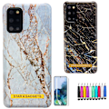 Miniatyrbillede 1 af 7: Samsung Galaxy S20 Plus - Marmorbeskyttelse Vit