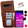 Miniatyrbillede 1 af 10: Samsung Galaxy S10 - PU Læder Pung Etui Rosa