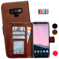 Pikkukuva 1 / 10: Samsung Galaxy Note 9 - Nahkakotelo / Lompakko Rosa
