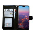 Pikkukuva 2 / 10: Huawei P20 Pro - PU Nahkainen Lompakkokotelo + Näytönsuoja Rosa
