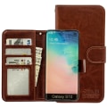 Miniatyrbillede 2 af 5: Beskyt din Galaxy S10 - Læderetui! Svart