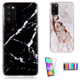Miniatyrbillede 1 af 5: Samsung Galaxy A41 - Marmorbeskyttelse Vit