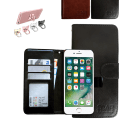 Miniatyrbillede 1 af 5: iPhone 7/8/SE (2020 & 2022) - PU Læderpung Etui Svart